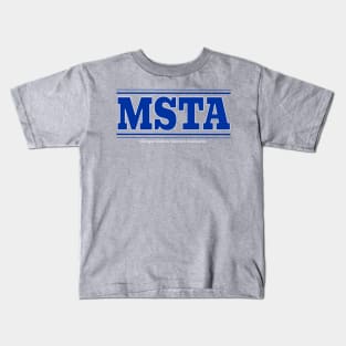 MSTA Old School Allendale Blue/White/Black Kids T-Shirt